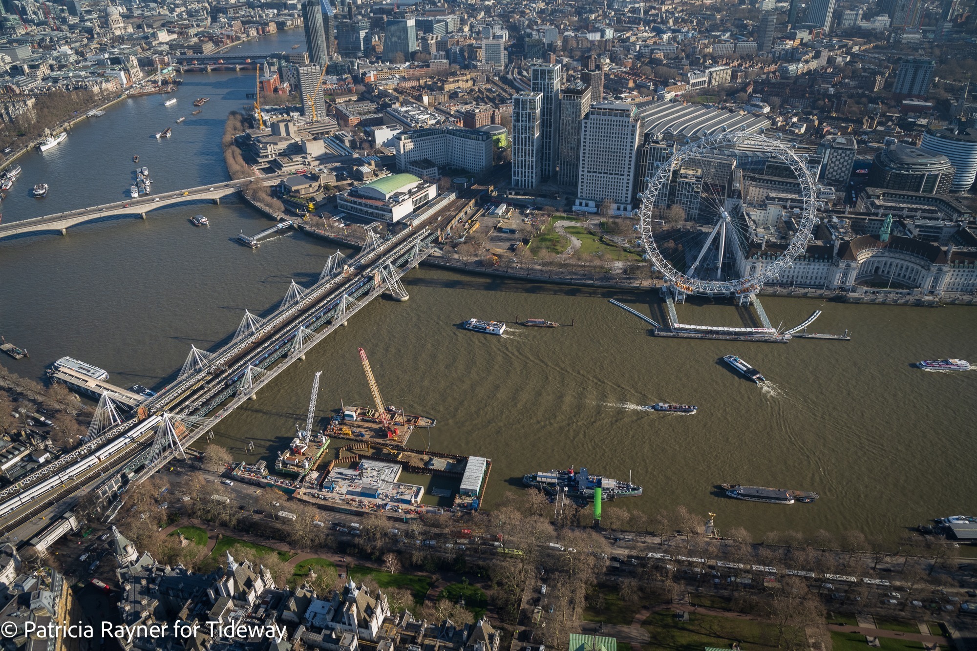Flying Along the Thames