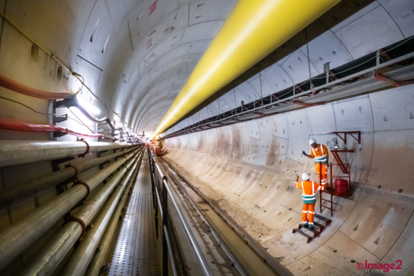 Thames Tideway main tunnel that will take all london sewage Construction Photographer London