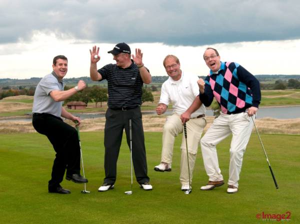 Golf event photography happy golfers!