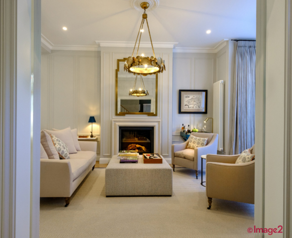Lovely living room in spacious house