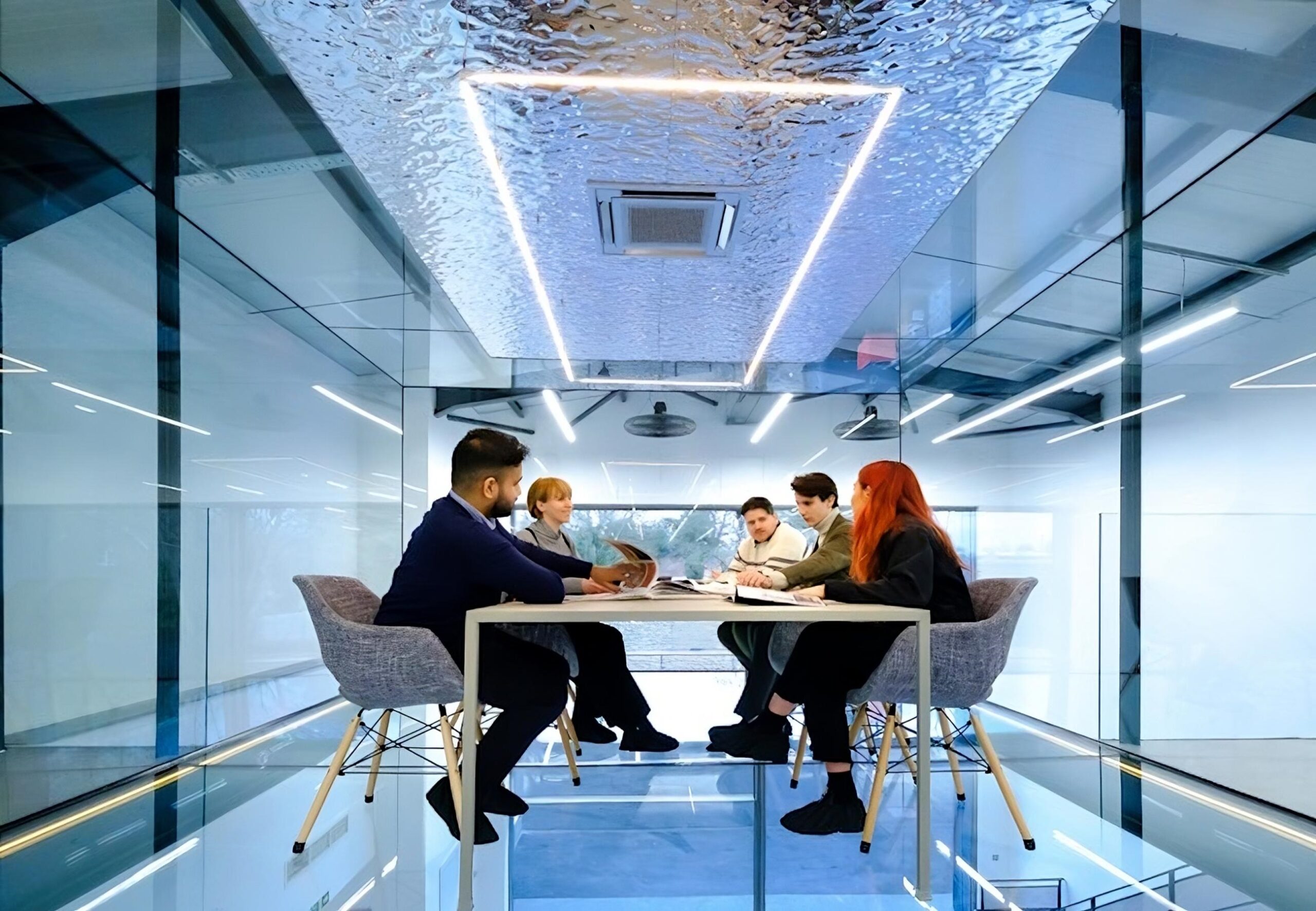 Glass Office Meeting Room