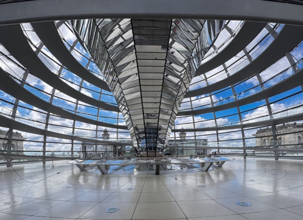 Architectural image Reichstag glass dome