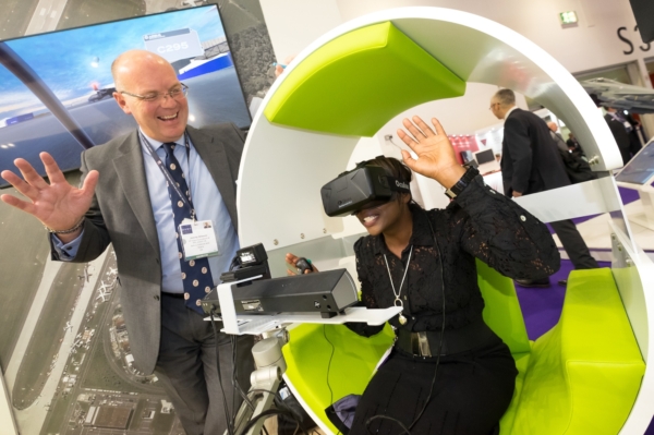 Event photography at a conference centre Fun shot